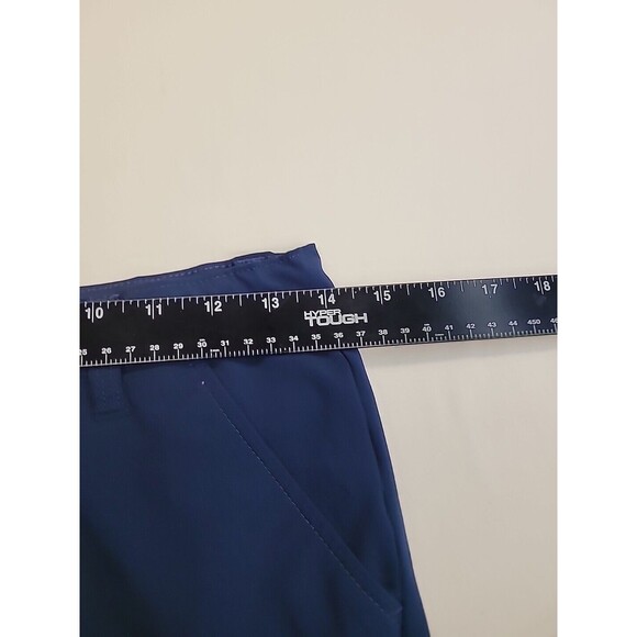 Wonder Nation Boys Navy Blue Uniform Shorts 14 Poly Spandex Adjustable Waist - Picture 5 of 7